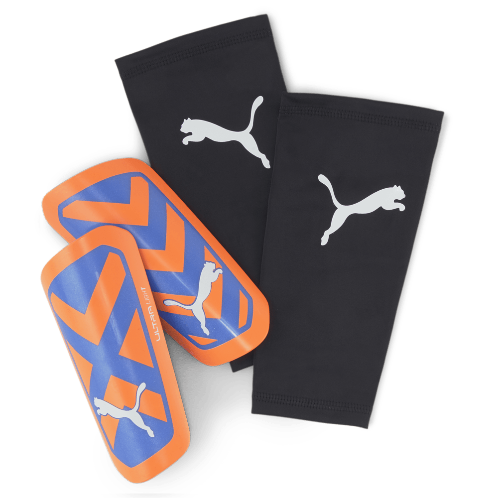 PUMA Ultra Light Sleeve Shin Guards Orange - Best Buy Soccer